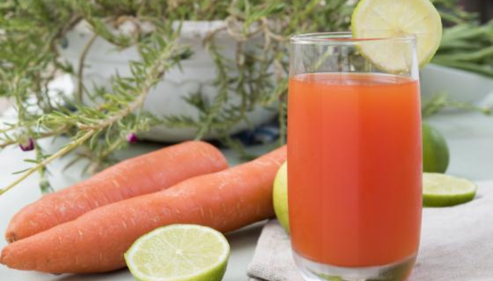 Laxante do Suco de Cenoura com Limão