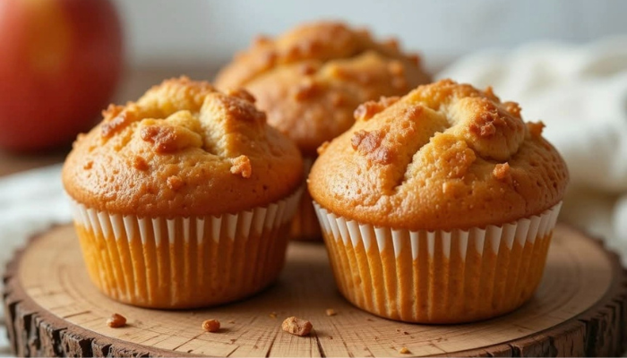 Muffins de Maçã e Canela