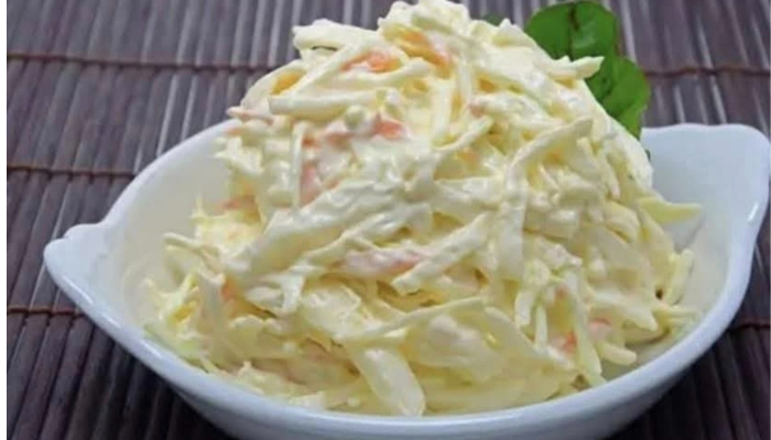 Salada de Repolho Cremoso Uma Opção Refrescante e Saborosa