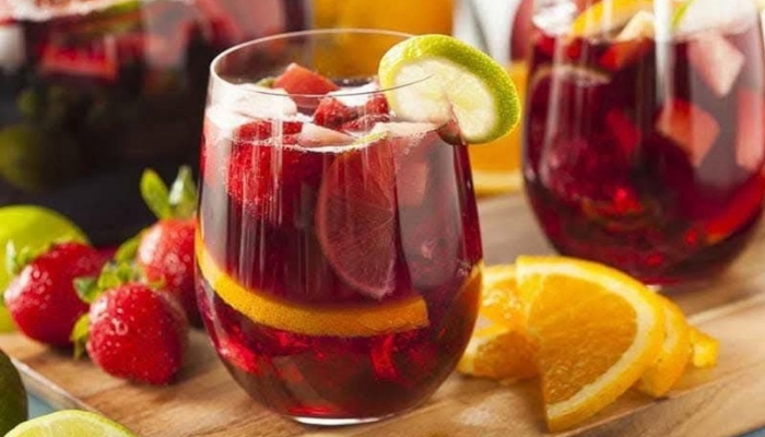 Sangria de frutas