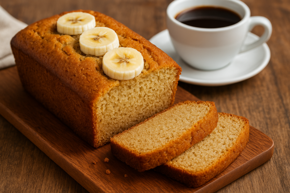 Bolo de Banana Simples para o Café: Sabor Caseiro e Conforto em Cada Fatia
