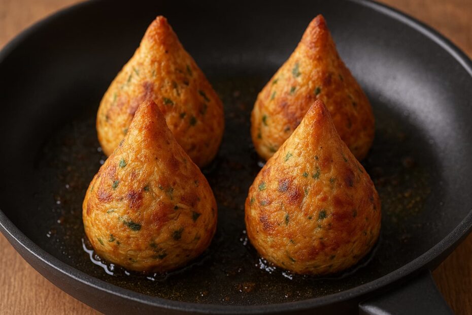 Coxinha de Frango de Frigideira (Sem Massa): Uma Receita Prática, Saudável e Incrivelmente Saborosa