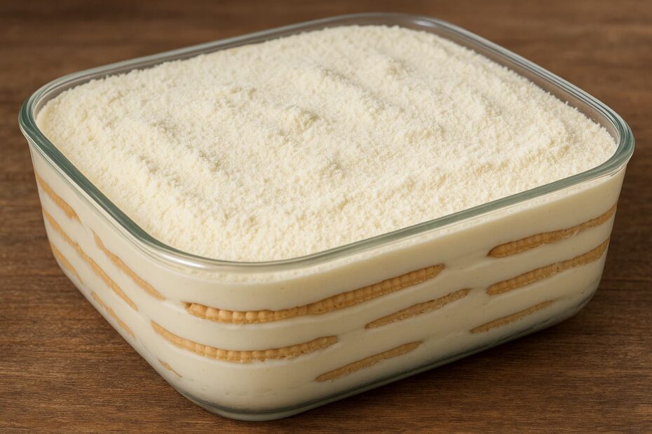 Torta de Bolacha com Creme de Ninho