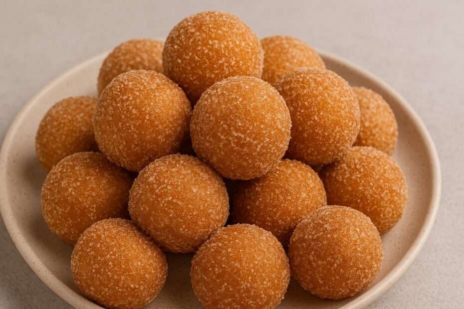 Bolinho de Chuva Incrível (Fofinho por dentro e crocante por fora)