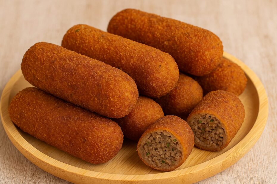 Croquete de Carne Moída – Crocante por Fora, Suculento por Dentro