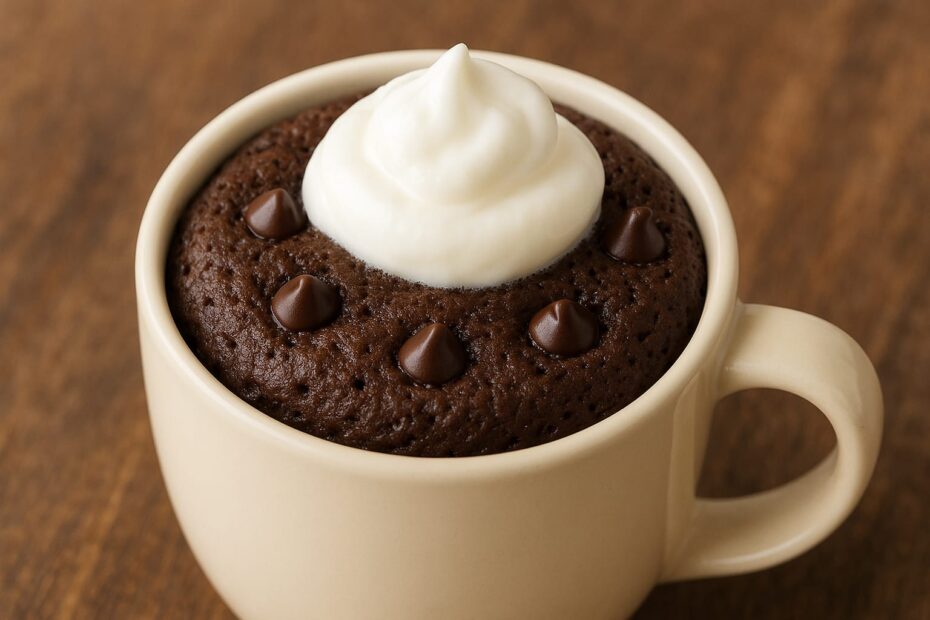 Cupcake de Caneca em 2 Minutos: Praticidade e Sabor em Poucos Passos