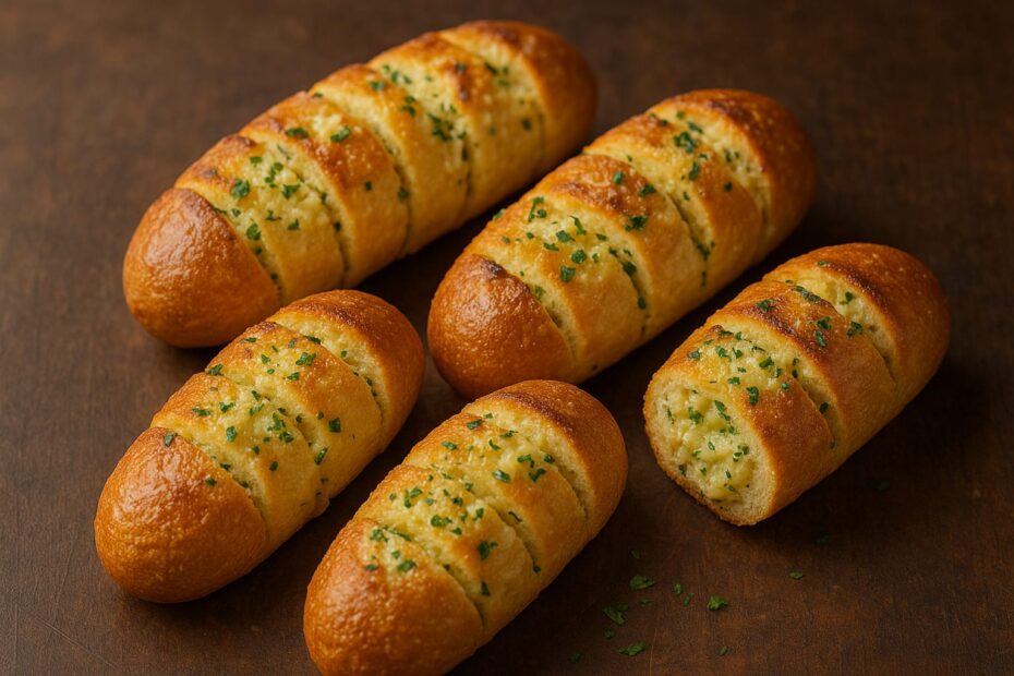 PÃO DE ALHO CREMOSO E DOURADINHO: o acompanhamento perfeito para qualquer ocasião