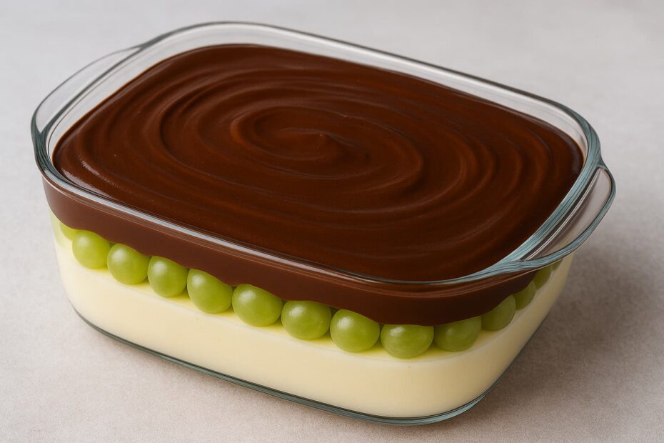 Sobremesa de Uvas com Chocolate (Uvas Trufadas na Travessa): Uma Delícia Cremosa e Sofisticada